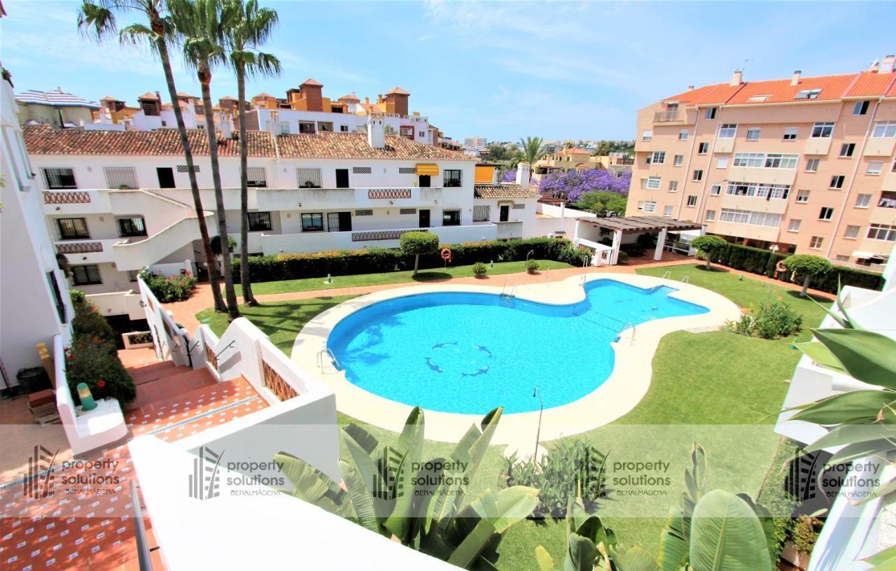 Pueblo Del Parque 3 - Terraza Soleada Con Jardin - Piscina Y Playa - Urbanizacion Tranquila Apartman Benalmádena Kültér fotó
