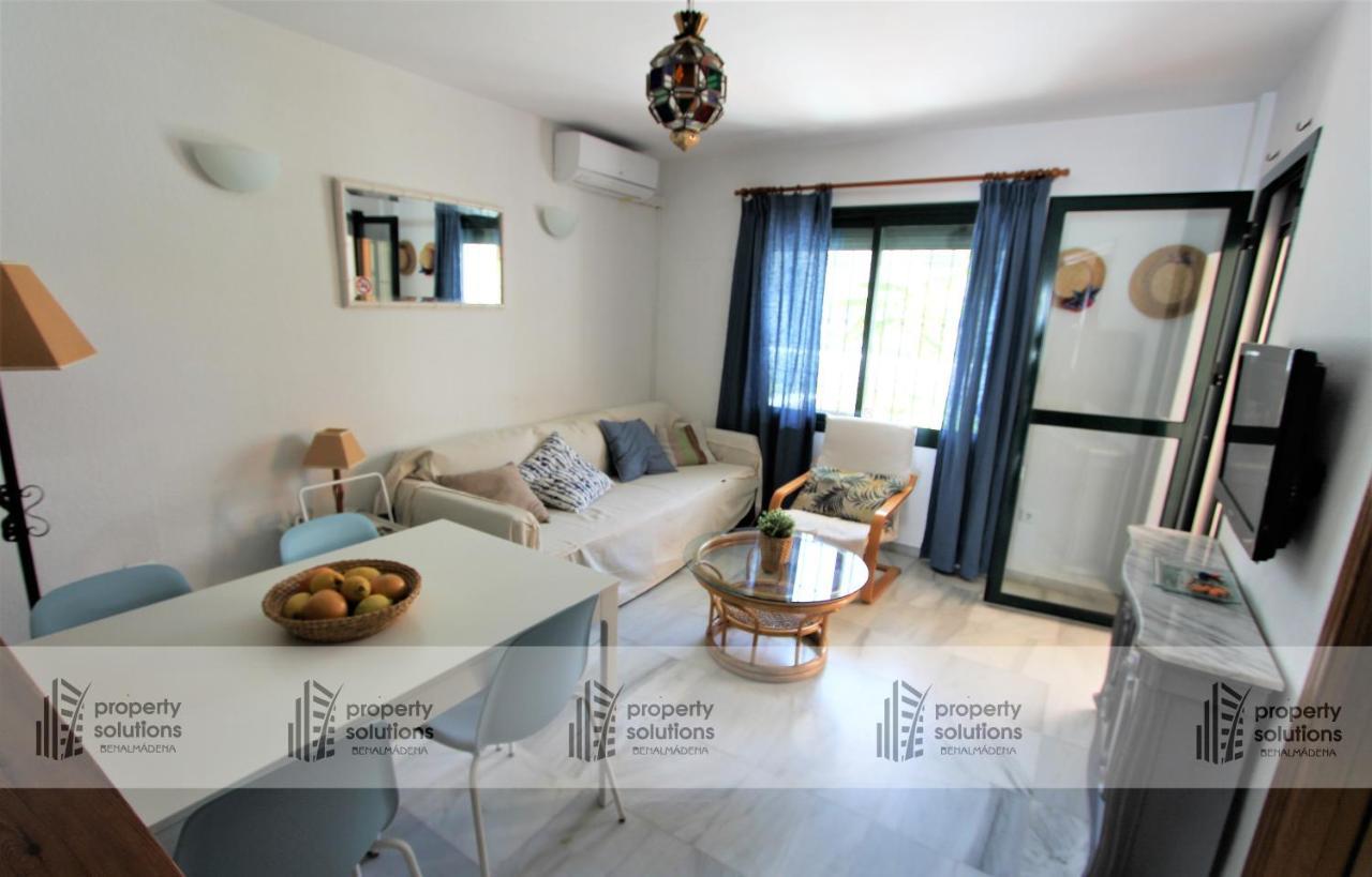 Pueblo Del Parque 3 - Terraza Soleada Con Jardin - Piscina Y Playa - Urbanizacion Tranquila Apartman Benalmádena Kültér fotó