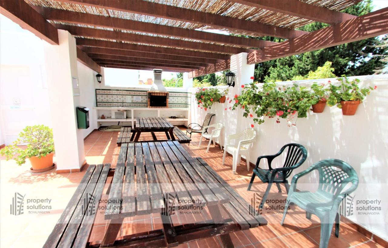 Pueblo Del Parque 3 - Terraza Soleada Con Jardin - Piscina Y Playa - Urbanizacion Tranquila Apartman Benalmádena Kültér fotó
