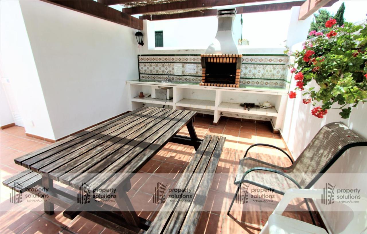 Pueblo Del Parque 3 - Terraza Soleada Con Jardin - Piscina Y Playa - Urbanizacion Tranquila Apartman Benalmádena Kültér fotó