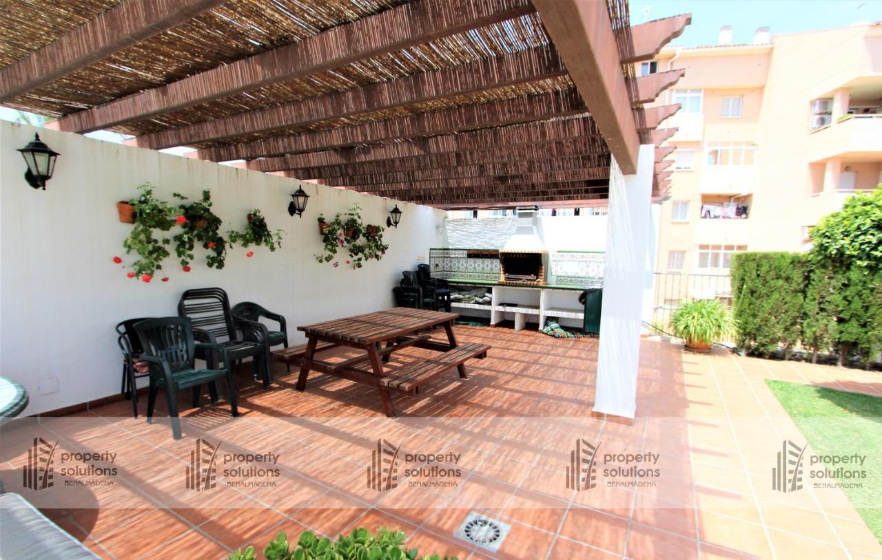 Pueblo Del Parque 3 - Terraza Soleada Con Jardin - Piscina Y Playa - Urbanizacion Tranquila Apartman Benalmádena Kültér fotó