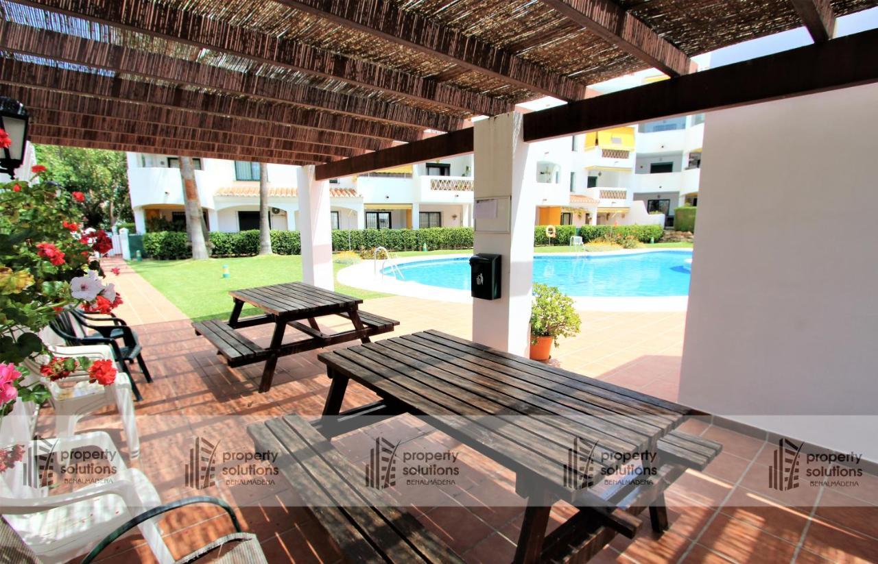 Pueblo Del Parque 3 - Terraza Soleada Con Jardin - Piscina Y Playa - Urbanizacion Tranquila Apartman Benalmádena Kültér fotó