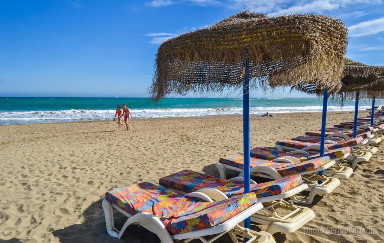 Pueblo Del Parque 3 - Terraza Soleada Con Jardin - Piscina Y Playa - Urbanizacion Tranquila Apartman Benalmádena Kültér fotó